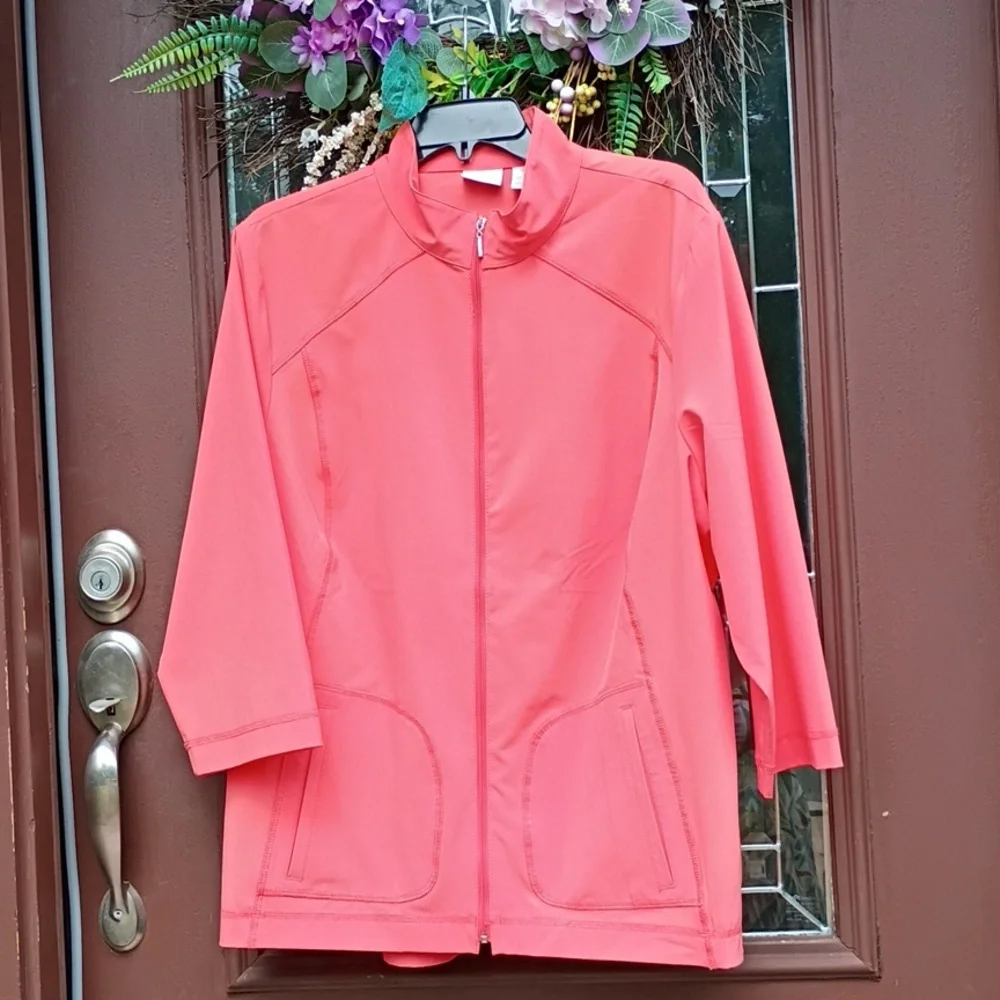 Chico's Women's 🧡 Jacket.Sizr 3=XL.pit To Pit 24".New Condition. - Picture 2 of 7